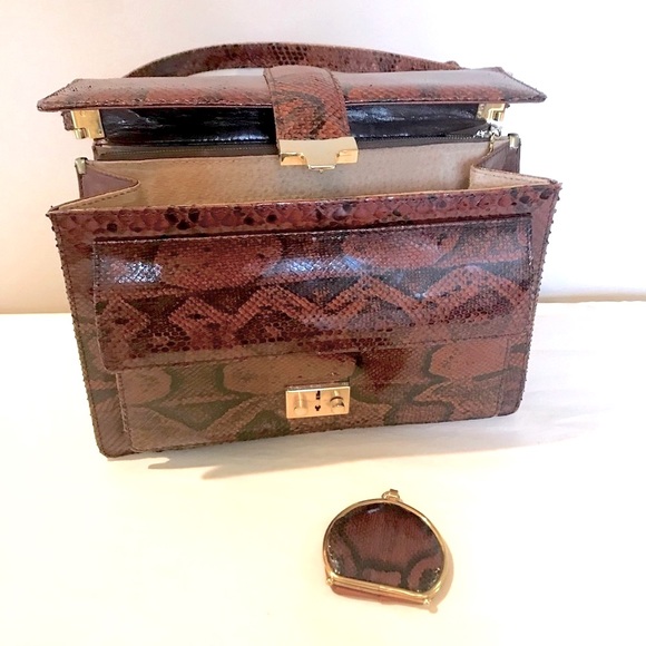 Snakeskin Handbag NWOT - Picture 4 of 4